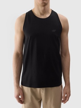 4F МУЖСКАЯ ФУТБОЛКА БЕЗРУКАВОВ БОКСЕР TSLEM076 ЧЕРНАЯ XXL