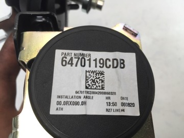 HONDA JAZZ V 2021 РЕМЕНЬ БЕЗОПАСНОСТИ ЦЕНТРАЛЬНЫЙ ЗАДНИЙ