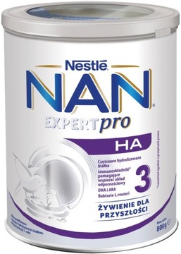 Nestle NAN Expert Pro HA 3 Mleko Modyfikowane Następne Junior 800g