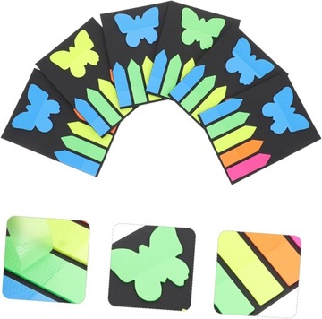 6 наборов записываемых закладок, красочная закладка для чтения Le