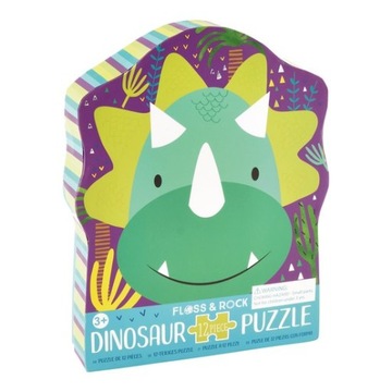 Floss&Rock Puzzle 12 el. Dinozaury
