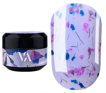 VALERI FLOWER GEL 02, żel z suszonymi kwiatami, 5 ml