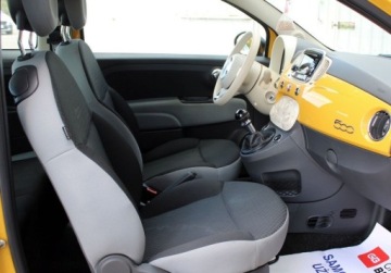 Fiat 500 II Seria 4 1.2 69KM 2016 Fiat 500 1.2 69KM FVmarza Salon PL Serwsiowany Klima LED 1.2 Benzyna 69KM, zdjęcie 12