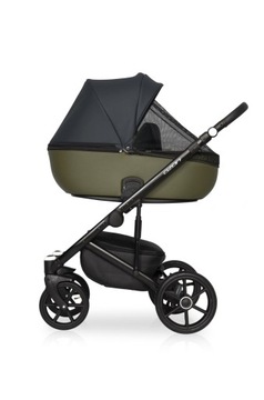 Детская коляска OZON Riko Basic 2в1, СИДЕНЬЕ-КАБРИОЛЕТ, НАДУВАННЫЕ КОЛЕСА