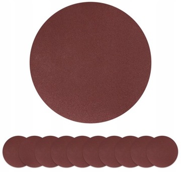 ШЛИФОВАЛЬНАЯ БУМАГА НА ЛИПУЧКЕ 180мм P80 10 шт.