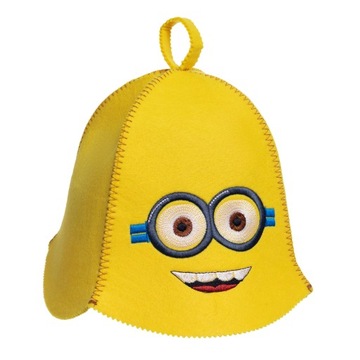 ШАПКА ДЛЯ САУНЫ ВОЙЛОВАЯ - РАДОСТНЫЙ ЖЕЛТЫЙ ЦВЕТ