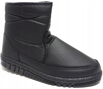 BUTY ZIMOWE NA ZAMEK ŚNIEGOWCE OCIEPLANE POL 40