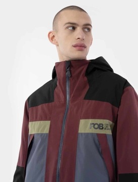 4F МУЖСКАЯ КУРТКА ДЛЯ СНОУБОРДА МЕМБРАННЫЕ ЛЫЖИ 15 000 KUMS003 бордовый размер L