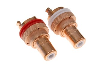 Gniazdo RCA (cinch) - CMC 805-2.5CU-R / miedź 4N