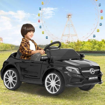 Детский электромобиль, Mercedes-Benz AMG GLA45 2 двигателя, USB