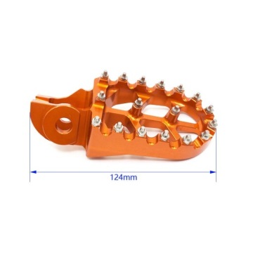 МОТОЦИКЛ ПОДНОЖКИ КОЛЫШКИ КОМПЛЕКТ KTM EXC SX F XS XC HUSQVARNA ОРАНЖЕВЫЙ