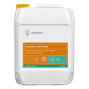 Mediclean 510 Dishes miętowy 5l Płyn do naczyń