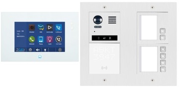 ВИДЕОДОМФОН ВИДЕОИНТЕРФОН СЧИТЫВАТЕЛЬ RFID-КАРТ ШЕСТИСЕМЕЙНЫЙ ДОМОФОН 7 ДЮЙМОВ