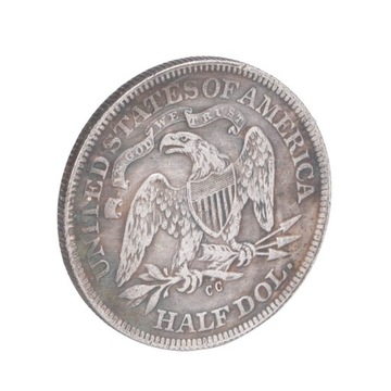 Винтажный американский латунный серебряный доллар США 1878 года