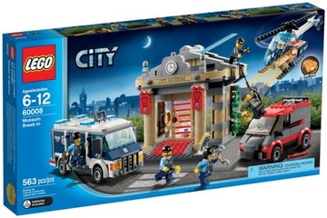 LEGO City 60008 Włamanie do muzeum + GRATIS