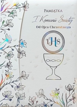 Pamiątka I Komunii Świętej od Ojca Chrzestnego