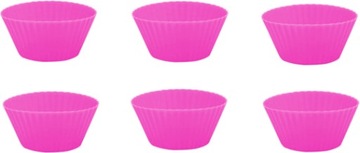 Foremki silikonowe - Babeczki Muffinki - 6 szt.