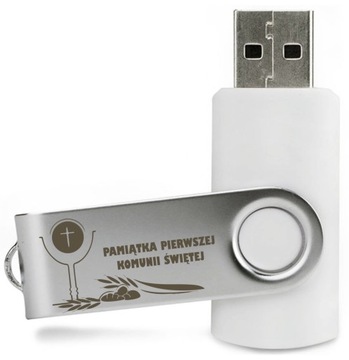 pendrive USB 4 GB pamiątka I Komunia Św. GRAWER