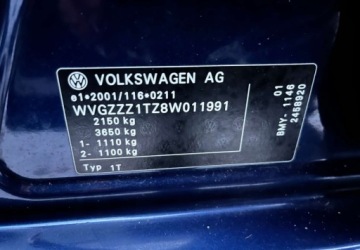 Volkswagen Touran I 2008 Volkswagen Touran 1.4 tsi 1 wlasciciel 100 bezwypadkowy 1.4 Benzyna, zdjęcie 32