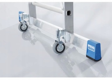 Krause Мобильная складская лестница + перила, 8 ступеней