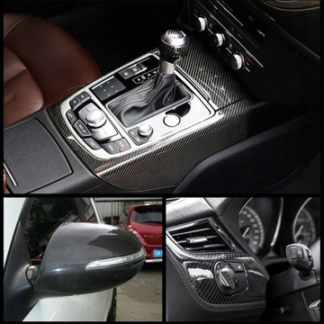 ШПОН УГЛЕРФОЛЬГА 5D ГЛЯНЦЕВЫЙ ЧЕРНЫЙ 152 x 50 см