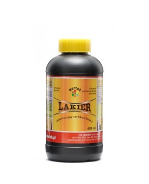 LAKIER DO DREWNA BARTEK 450ml MATOWY + 5% GRATIS
