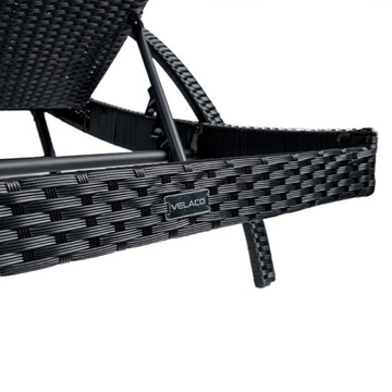 САДОВЫЙ СТУЛ СТУЛ, САДОВАЯ МЕБЕЛЬ ИЗ РОТАНГА, 1 СИДЕНЬЕ, ЧЕРНЫЙ