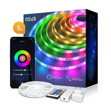 Taśma LED 5M RGB 5050 WIFI APLIKACJA MOBILNA TUYA