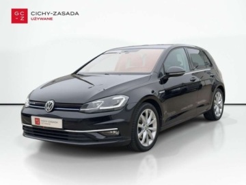 Volkswagen Golf VII Hatchback 3d Facelifting 1.5 TSI BMT 130KM 2019 Volkswagen Golf 1.5 TSI 130KM Manual Serwis ASO Ambiente 1.5 Benzyna
