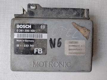 OPEL ASTRA OMEGA INSIGNIA VECTRA ZAFIRA STEROWNIK SILNIKA 0261200100
