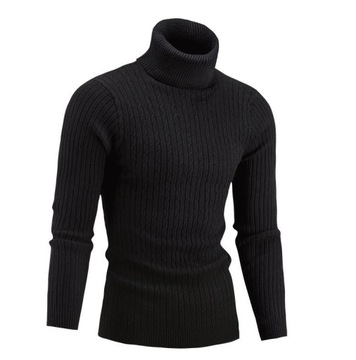 Golf sweter męski dopasowany