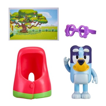 Bluey Blue w stroju Babci BABUNIA figurka pieska zabawka 1-pak