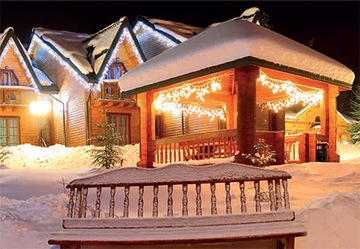 Елочные гирлянды комбинированные Standard 100LED теплые