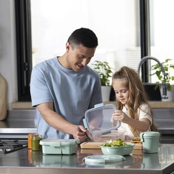 Маленькая чашка для еды обеда и Go 249950 Зеленый 400 мл