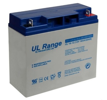 Akumulator AGM ULTRACELL 12V 18Ah do alarmu UPS