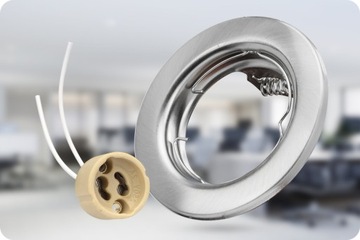 10x ГАЛОГЕННЫХ СВЕТОДИОДНЫХ ЛАМП С КАБЕЛЕМ GU10