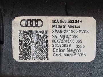 Audi Q5 (FY) Шторка багажника 80A.863.553.94 ИГЛА!