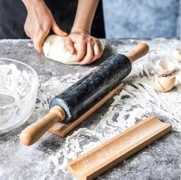 Мраморная каменная скалка для теста