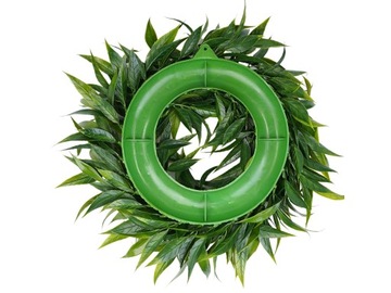 WIANEK RUSKUS GĘSTY DO POWIESZENIA NA DRZWI 35 cm SZTUCZNE LIŚCIE KWIATY