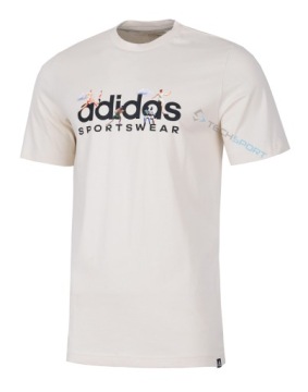 ADIDAS КОМФОРТНАЯ ФУТБОЛКА ИЗ ХЛОПКА СПОРТИВНАЯ ОДЕЖДА С ГРАФИКОЙ 4XL