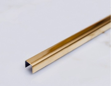 LISTWA DEKORACYJNA ZŁOTA C 10mm STAL NIERDZEWNA