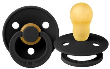 BIBS L COLOUR BLACK Smoczek Uspokajający kauczuk Hevea