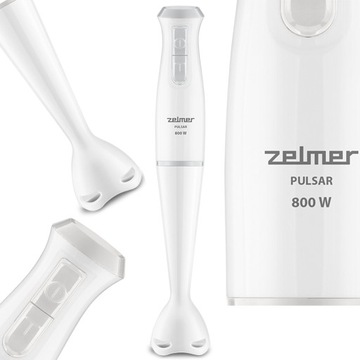 BLENDER RĘCZNY ZELMER KUCHENNY WIELOFUNKCYJNY MIKSER ROBOT TURBO 800W