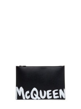 Alexander McQueen torebka kopertówka CARRY OVER czarny