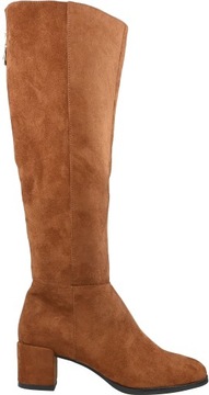 Kozaki Sergio Leone KZ 273 zamszowe brązowe ciemny camel r.39