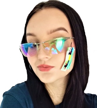 Okulary przeciwsłoneczne vintage y2k 2000s UV400