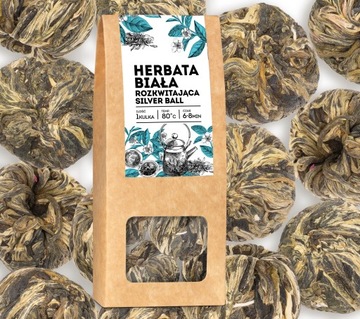 Herbata biała kwitnąca Silver Ball 4 szt KWIAT