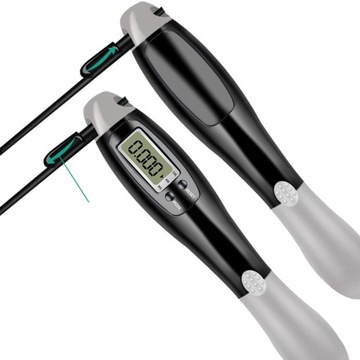 Bezprzewodowa skakanka C Czarna