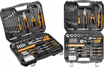 Neo Tool НАБОР ИНСТРУМЕНТОВ 100 шт. РАЗВОДНЫЕ КЛЮЧИ Кейс