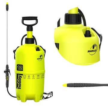 MAROLEX Opryskiwacz ręczny do oprysku ciśnieniowy Hobby 12L + LANCA 44 cm